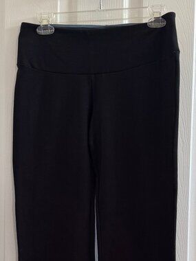 The Girls Women's Black Tummy Control Pant Boot Leg Sz M Stretch